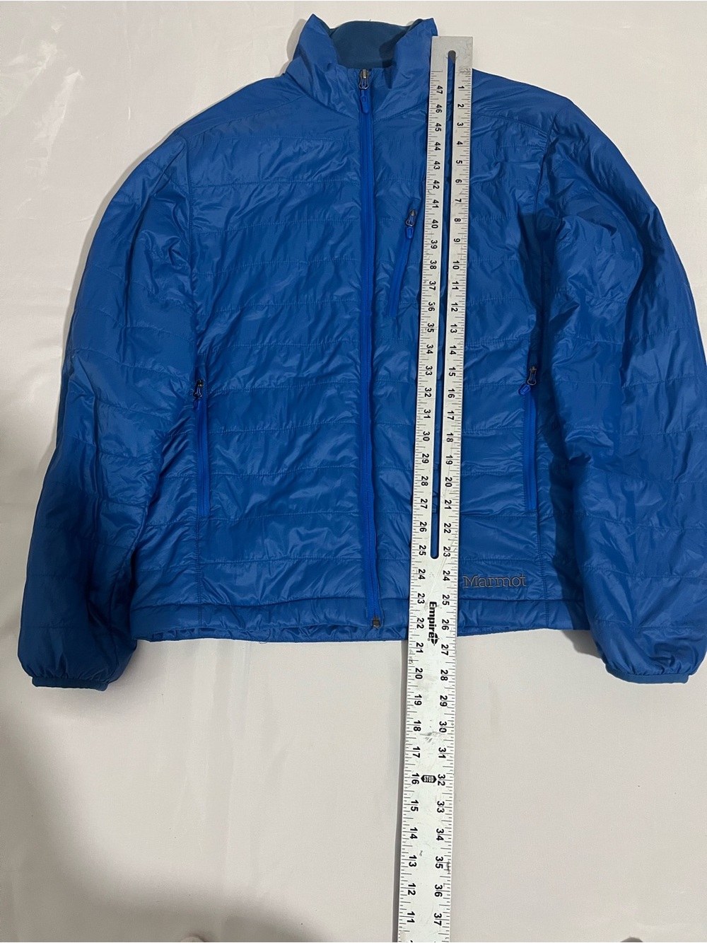 Marmot  men’s Bright Blue Lightweight Puffer Jacket
